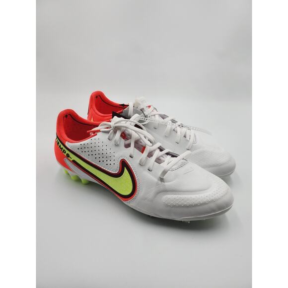Men 5 New Nike Tiempo Legend 9 Elite AG White Crimson Soccer Cleats DB0824-177